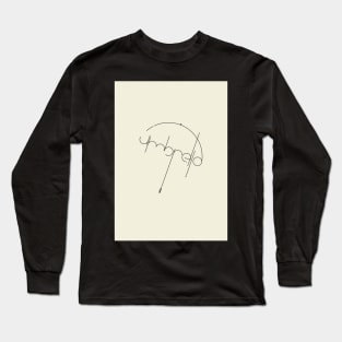 Umbrella #Typo Long Sleeve T-Shirt